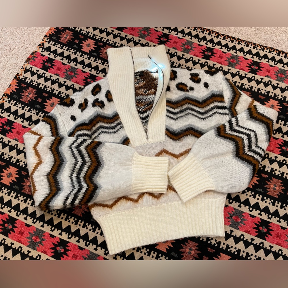 AFRM Shay half zip sweater Size XS/S